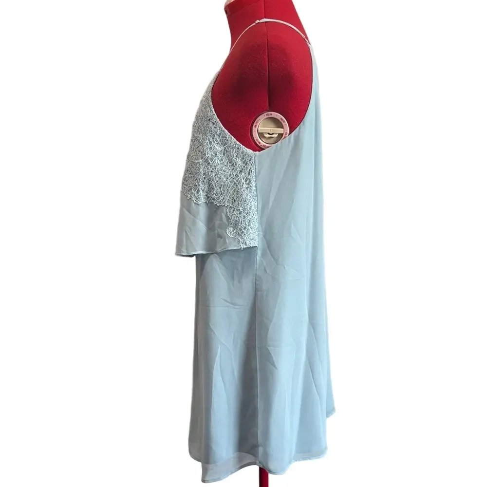 Marciano Light Blue Lace Overlay Chemise MM234 - Picture 8 of 12